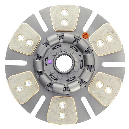 m521873-hd6_1_xl.jpg 12" Transmission Disc, 6 Pad, w/ 1-3/4" 27 Spline Hub - New