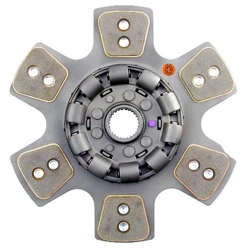 m528297_1_xl.jpg 14" Transmission Disc, 6 Pad, w/ 1-3/4" 27 Spline Hub - New