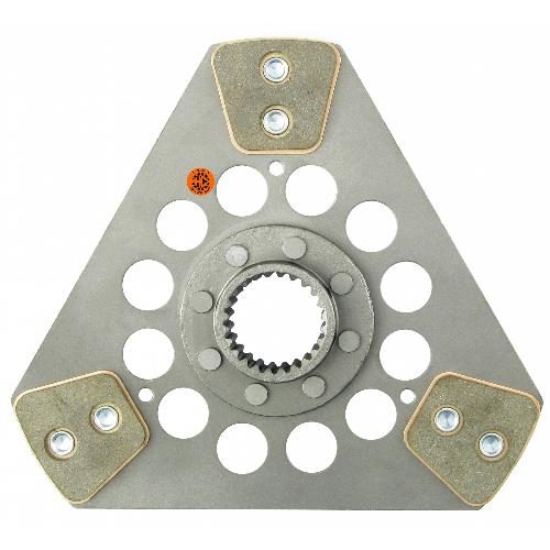 11" PTO Disc, 3 Pad, w/ 2" 24 Spline Hub - Reman