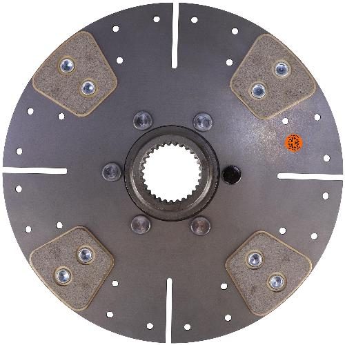 11" PTO Disc, 4 Pad, w/ 1-7/8" 29 Spline Hub - New