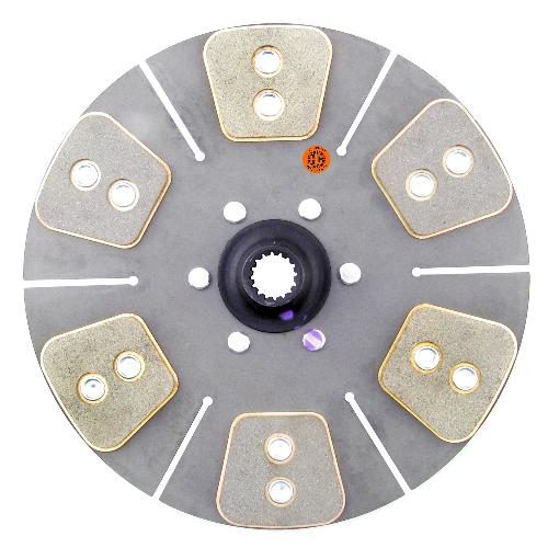 12" Transmission Disc, 6 Pad, w/ 1-1/16" 16 Spline Hub - New
