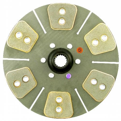 12" Transmission Disc, 6 Pad, w/ 1-1/4" 19 Spline Hub - New