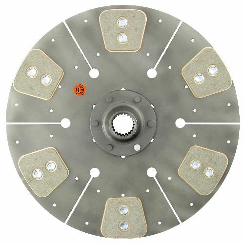 15" Transmission Disc, 6 Pad, w/ 1-3/8" 21 Spline Hub - Reman