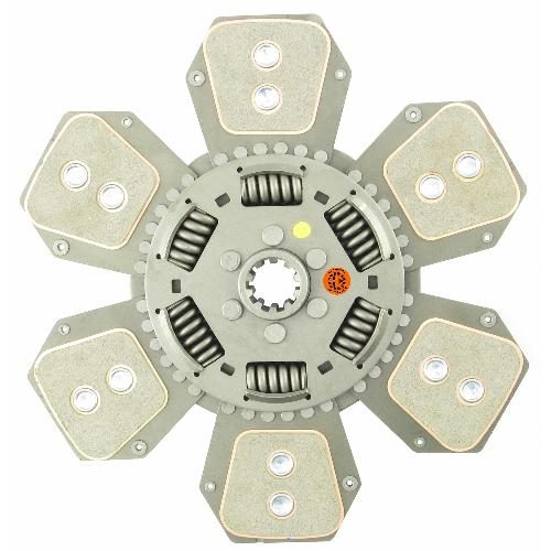 r70273_1_xl.jpg 12-7/8" Transmission Disc, 6 Pad, w/ 1-1/4" 10 Spline Hub - Reman