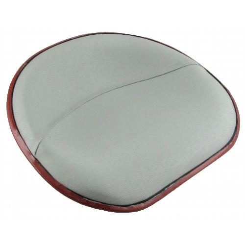 Pan Seat for International Harvester, Silver Canvas, Four Bolt Mount