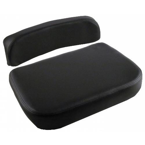 Cushion Set, Black Vinyl - (2 pc.)