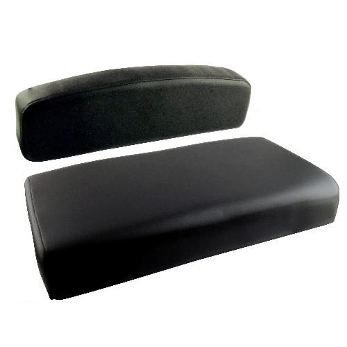 Cushion Set, Black Vinyl - (2 pc.)