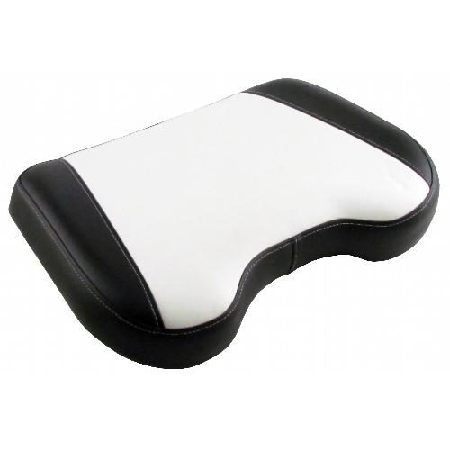 Seat Cushion, Black &amp; White Vinyl