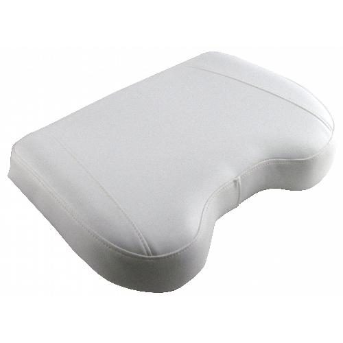 Seat Cushion, White Vinyl, Super Deluxe Style