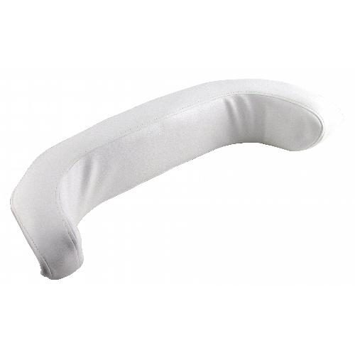 Back Cushion, White Vinyl, Super Deluxe Style