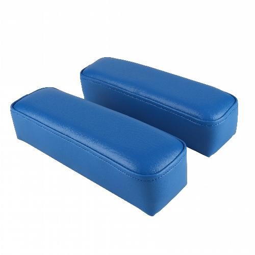 Arm Rest Set, Blue Vinyl