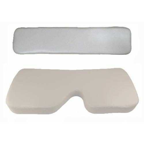 Cushion Set, Gray Vinyl - (2 pc.)