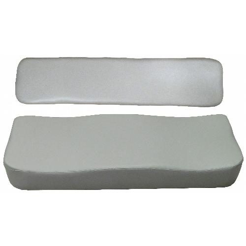 Cushion Set, Gray Vinyl - (2 pc.)