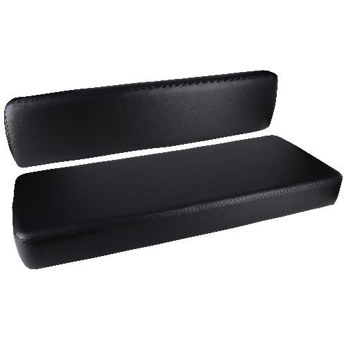Cushion Set, Black Vinyl - (2 pc.)