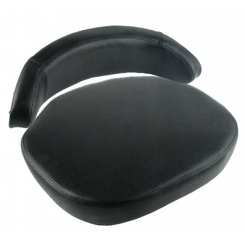 Cushion Set, Black Vinyl, w/ Wood Core - (2 pc.)