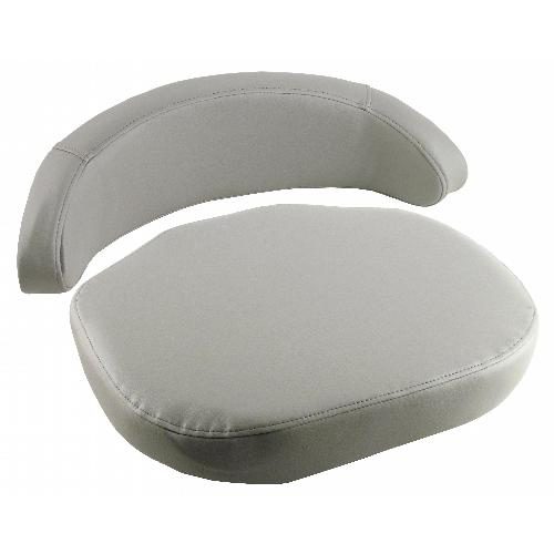 Cushion Set, Gray Vinyl - (2 pc.)