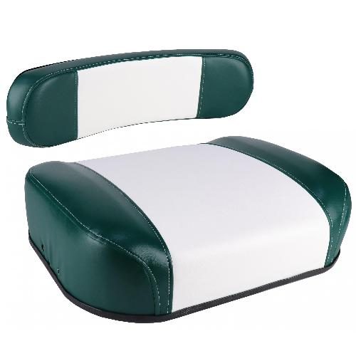 Cushion Set, Green &amp; White Vinyl - (2 pc.)