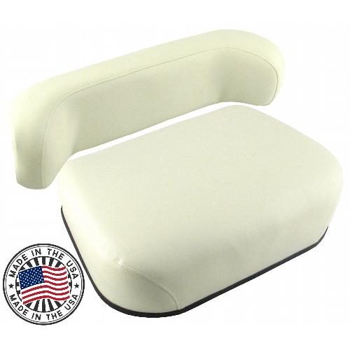 Cushion Set, Cream Vinyl - (2 pc.)
