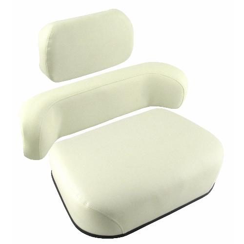 Cushion Set, Cream Vinyl - (3 pc.)