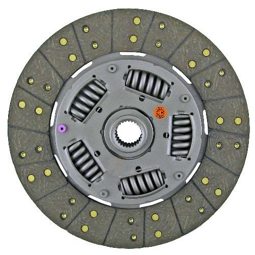 10-1/4" Transmission Disc, Woven, w/ 1-1/8" 26 Spline Hub - Reman