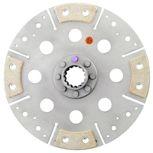 10-3/4" Transmission Disc, 4 Pad, w/ 1-9/16" 14 Spline Hub - Reman