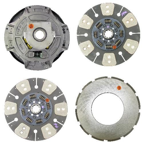 14" Dual Disc Clutch Kit, w/ Bearing &amp; Intermediate Plate - Reman