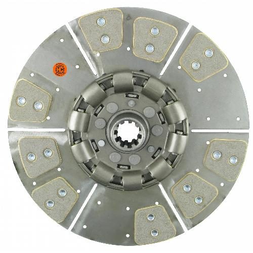 14" Transmission Disc, 9 Pad, w/ 1-1/2" 10 Spline Hub - Reman