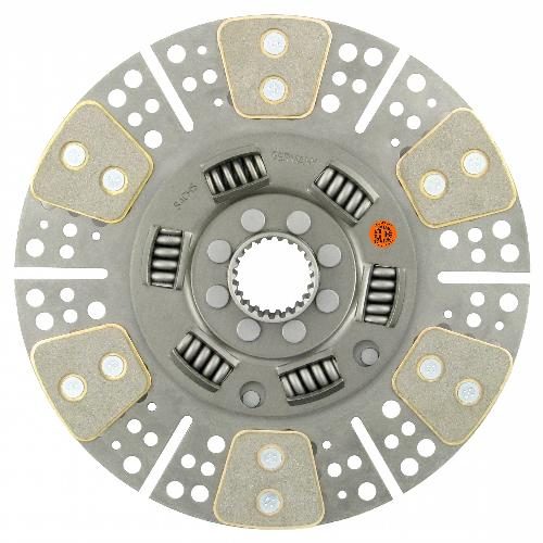 11-1/2" Transmission Disc, 6 Pad, w/ 1-3/4" 22 Spline Hub - Reman
