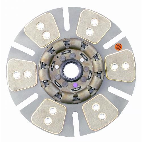12" Transmission Disc, 6 Pad, w/ 1-1/2" 19 Spline Hub - Reman