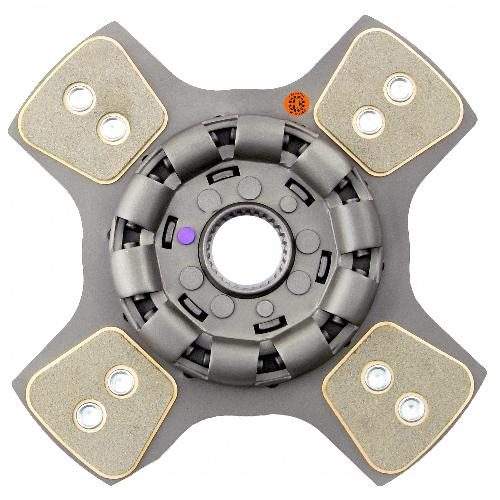 12" Transmission Disc, 4 Pad, w/ 1-3/4" 27 Spline Hub - New