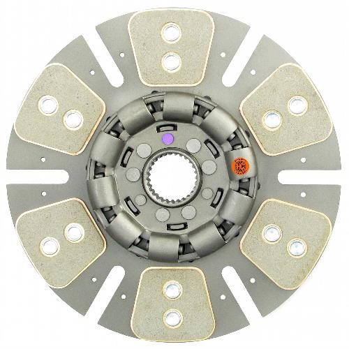 w165356-hd6_1_xl.jpg 12" Transmission Disc, 6 Pad, w/ 1-3/4" 27 Spline Hub - New