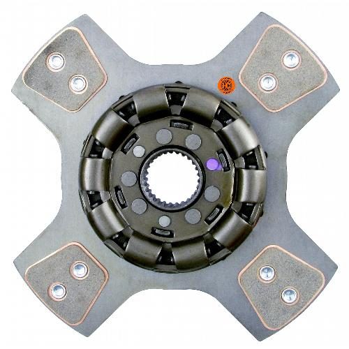 12" Transmission Disc, 4 Pad, w/ 1-3/4" 27 Spline Hub - New