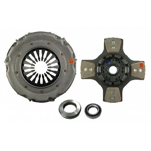 12" Diaphragm Clutch Kit, w/ 4 Large Pad Disc &amp; Bearings - Reman