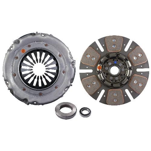 12" Diaphragm Clutch Kit, w/ 6 Large Pad Disc &amp; Bearings - Reman