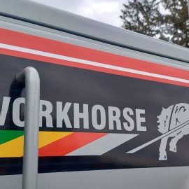 White 195 Workhorse Marking Decal Set