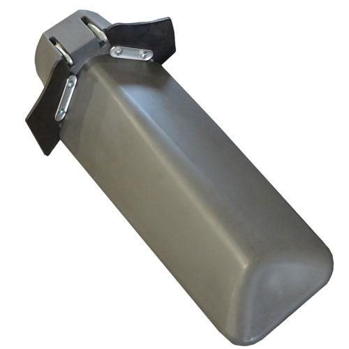 Poly Center Hood Gray 20 Inch Spacing