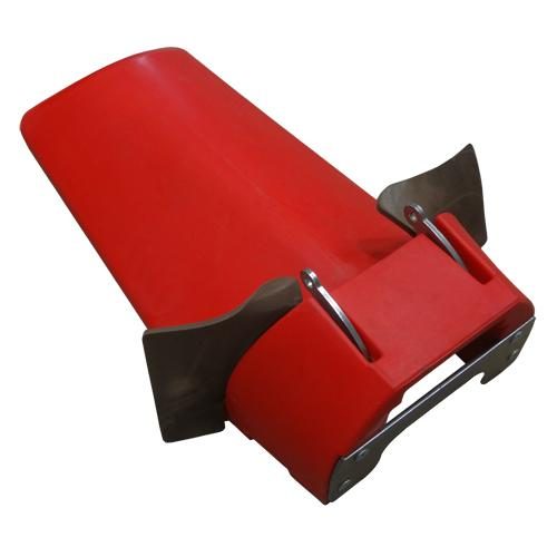 Poly Center Hood Red 22 Inch Spacing