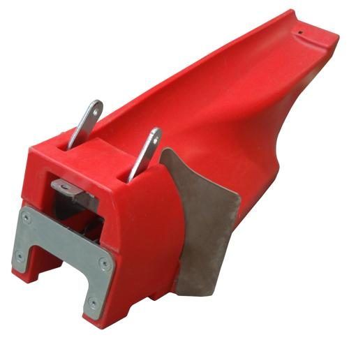Poly Fender Right Hand Red 20 Inch or 22 Inch Spacing