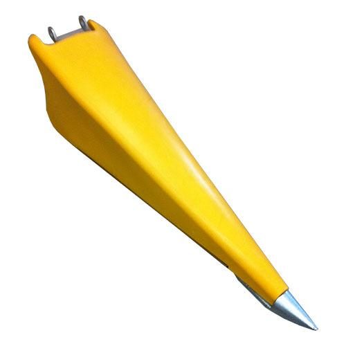 Poly Fender Snout Right Hand Yellow 20 and 22 Inch Spacing