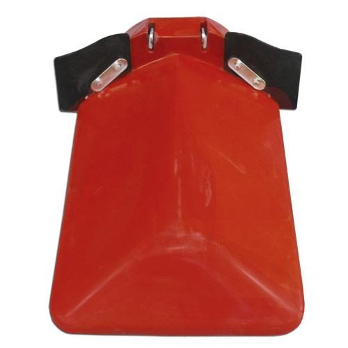 Poly Wing Hood Left Hand Folding Red 30 Inch Spacing