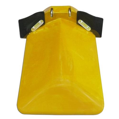 Poly Right Hand Folding Hood, CLAAS Yellow 30 Inch Spacing