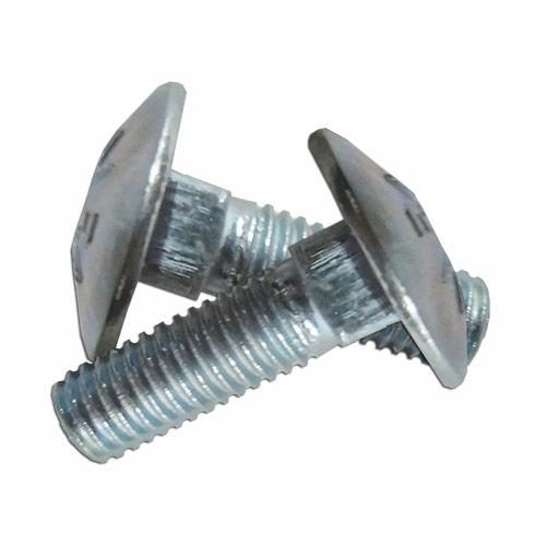 Carriage Bolt, M6 x 20mm 1.0 Pitch, Package of 2