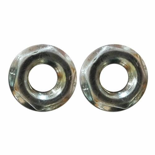 Serrated Flange Nut, M8 1.25 Pitch, Package of 2