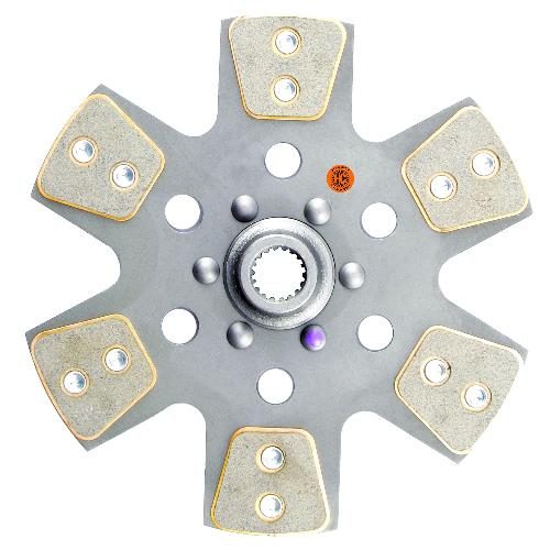 11" LuK Transmission Disc, 6 Pad, w/ 1-3/32" 18 Spline Hub - New